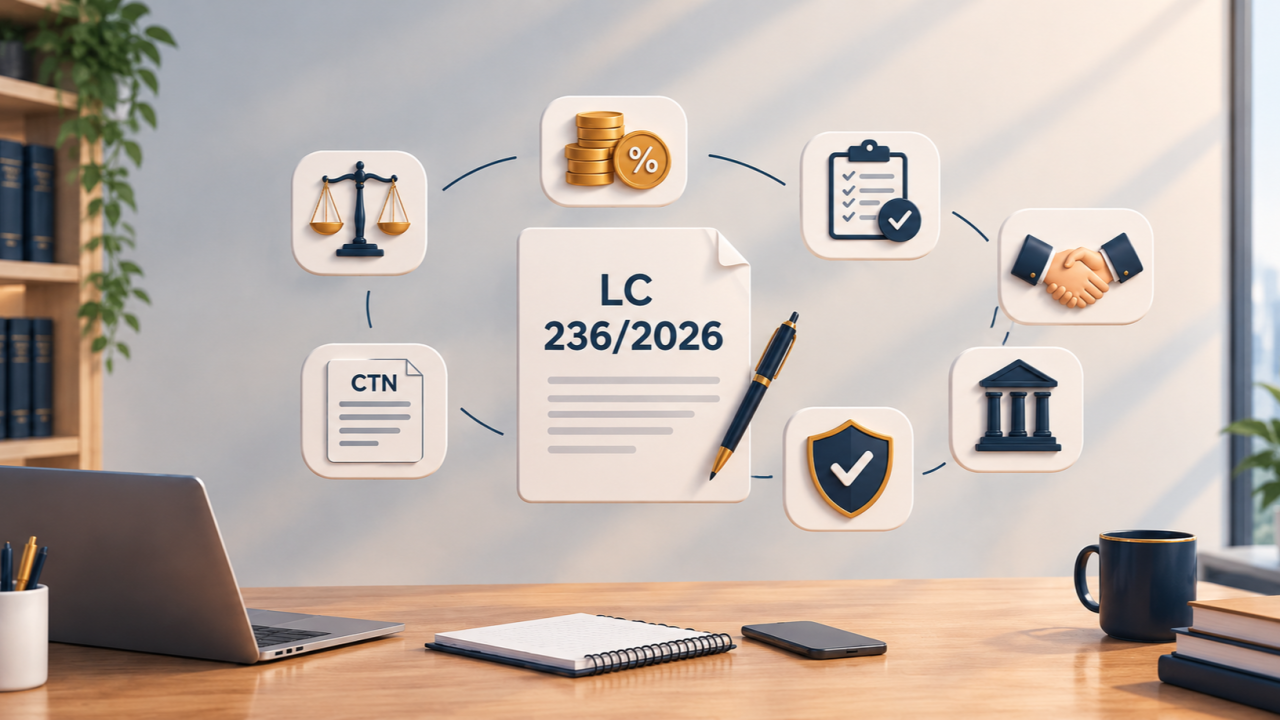 Nova lei altera regras do CTN e amplia mecanismos de regularização tributária