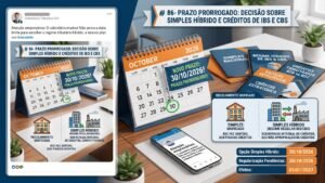 Leia mais sobre o artigo Prazo prorrogado até 30/10: A decisão sobre Simples Híbrido e o impacto nos créditos de IBS e CBS
